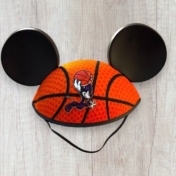 Disney NBA Experience Basketball Mickey Ears Retired Park Exclusive Slam Dunk main image 4
